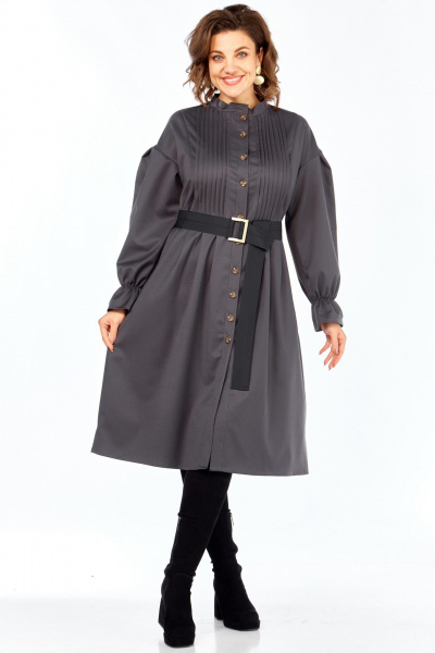 Платье Celentano lite 5060 графит - фото 4