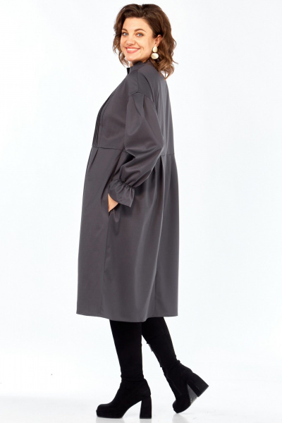 Платье Celentano lite 5060 графит - фото 3