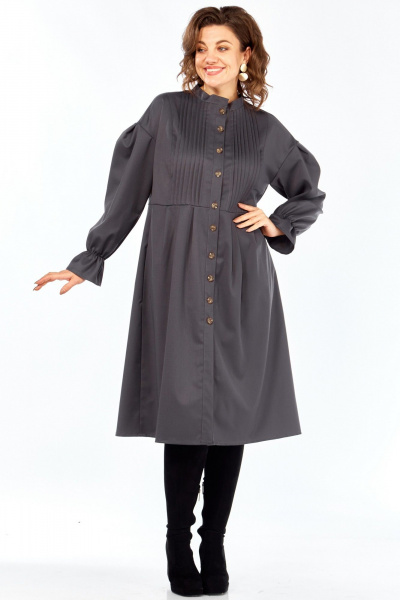 Платье Celentano lite 5060 графит - фото 2