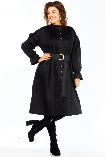 Платье Celentano lite 5060 черный - фото 6