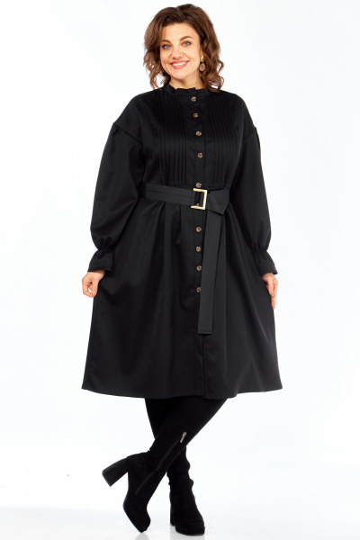 Платье Celentano lite 5060 черный - фото 5