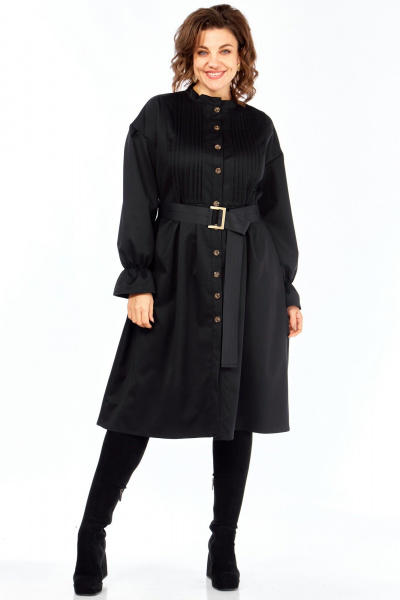 Платье Celentano lite 5060 черный - фото 4