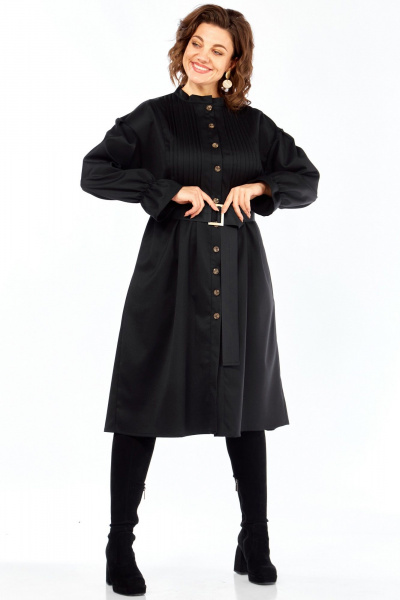 Платье Celentano lite 5060 черный - фото 2