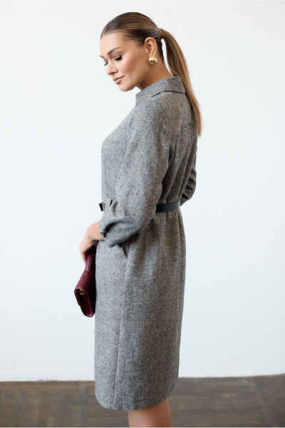 Платье Verita 2419 серый - фото 6