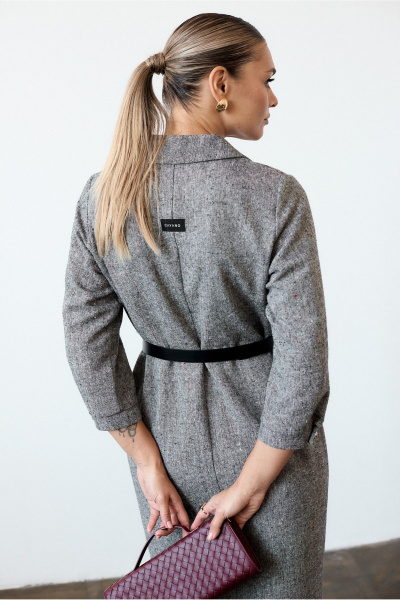 Платье Verita 2419 серый - фото 2