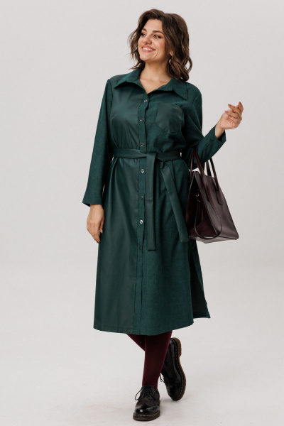 Платье Anelli 1726 яблочный_трайфл - фото 1