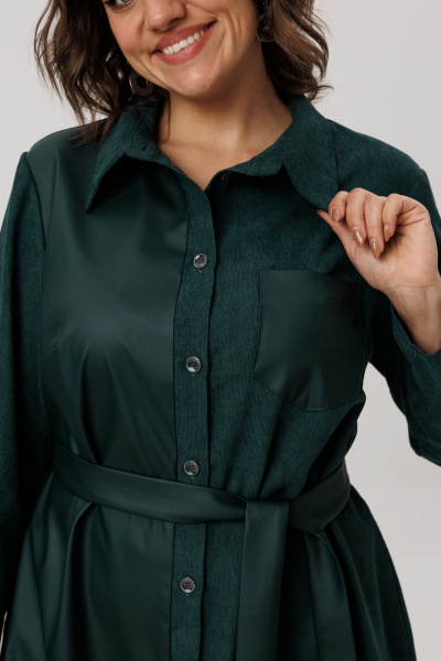 Платье Anelli 1726 яблочный_трайфл - фото 4