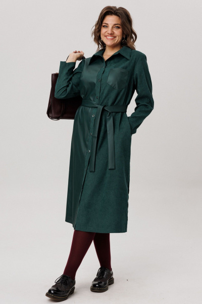 Платье Anelli 1726 яблочный_трайфл - фото 3