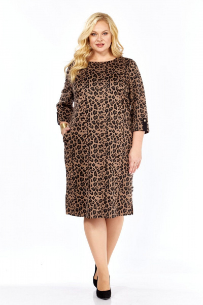 Платье СиБон 0374 леопард - фото 3