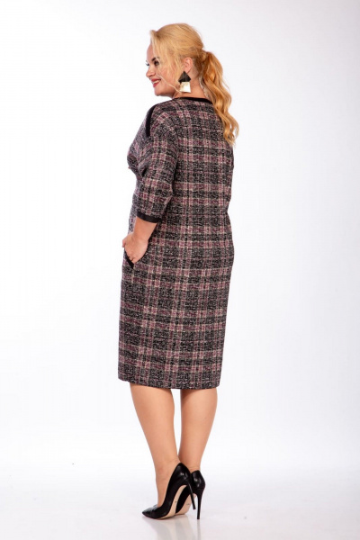 Платье СиБон 0320 клетка - фото 2