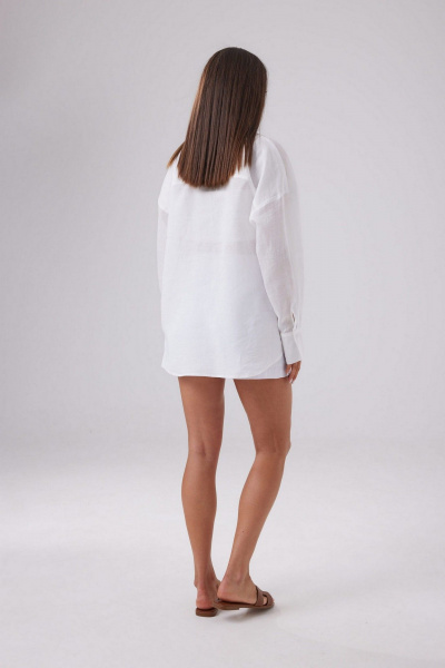 Рубашка T.N.D М135 молочный - фото 3