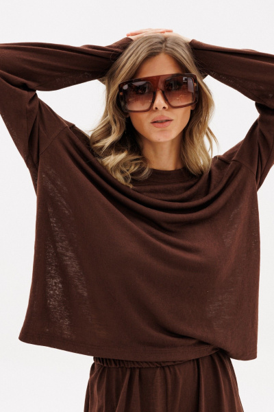 Брюки, джемпер EOLA 2957 шоколад - фото 12