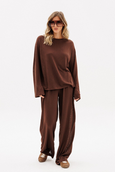 Брюки, джемпер EOLA 2957 шоколад - фото 11