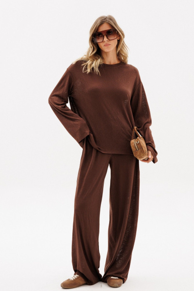 Брюки, джемпер EOLA 2957 шоколад - фото 10