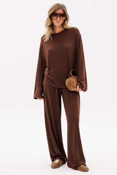 Брюки, джемпер EOLA 2957 шоколад - фото 9