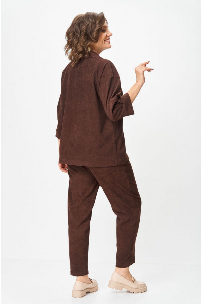 Брюки, жакет VIA-Mod 610 коричневый - фото 8