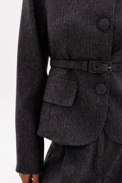 Жакет EOLA 2960.1 темно-серый_меланж - фото 7