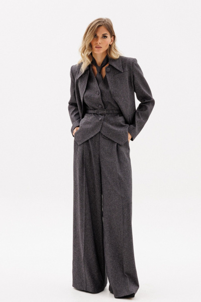 Жакет EOLA 2960.2 темно-серый_меланж - фото 6