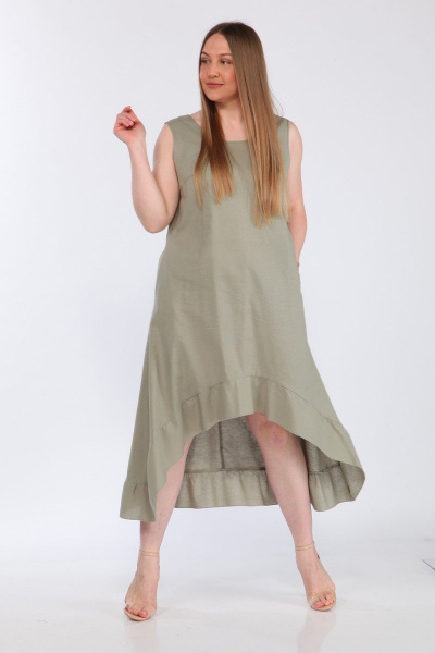 Платье FOXY FOX 179 хаки - фото 3