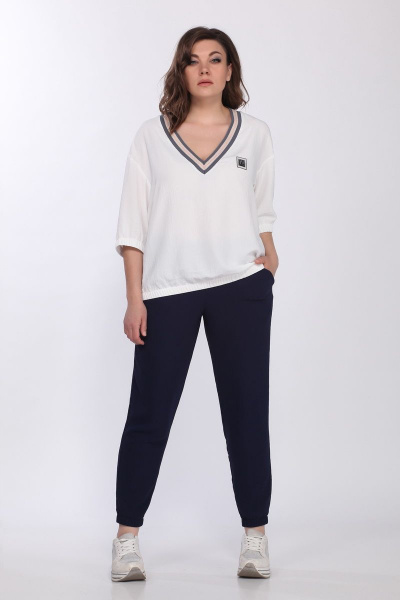 Брюки, джемпер Lady Secret 2753 белый+синий - фото 1