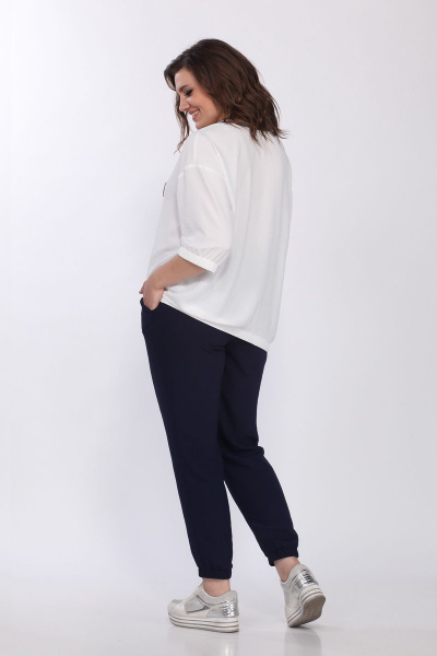 Брюки, джемпер Lady Secret 2753 белый+синий - фото 4