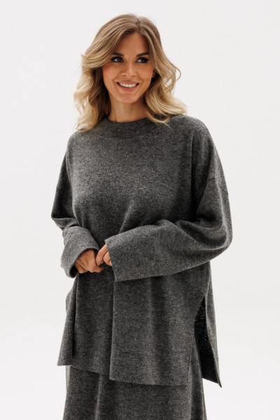 Джемпер EOLA 2973 темный-графит - фото 3