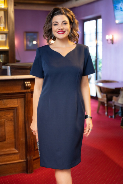 Бомбер, платье VI ORO VR-1234 синий - фото 11