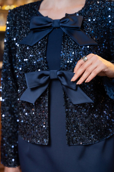 Бомбер, платье VI ORO VR-1234 синий - фото 6