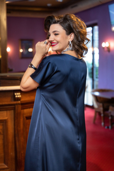 Жакет, платье VI ORO VR-1230 синий - фото 10