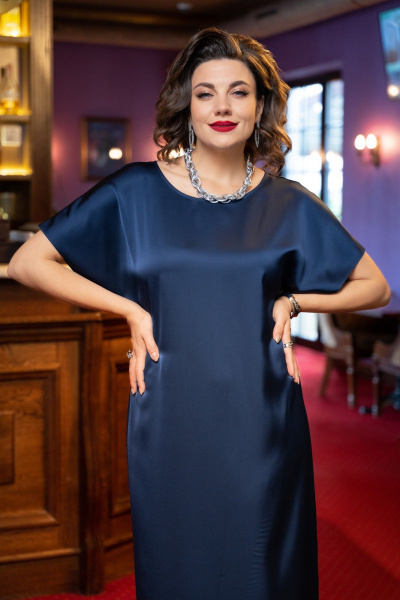 Жакет, платье VI ORO VR-1230 синий - фото 8