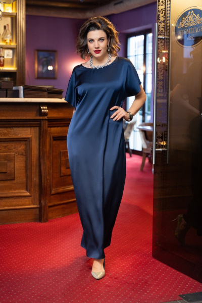 Жакет, платье VI ORO VR-1230 синий - фото 7