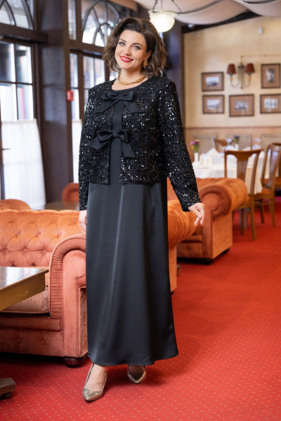 Жакет, платье VI ORO VR-1230 черный - фото 4