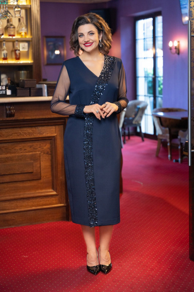 Платье VI ORO VR-1229 синий - фото 11