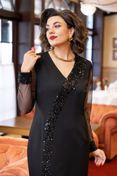 Платье VI ORO VR-1229 черный - фото 9