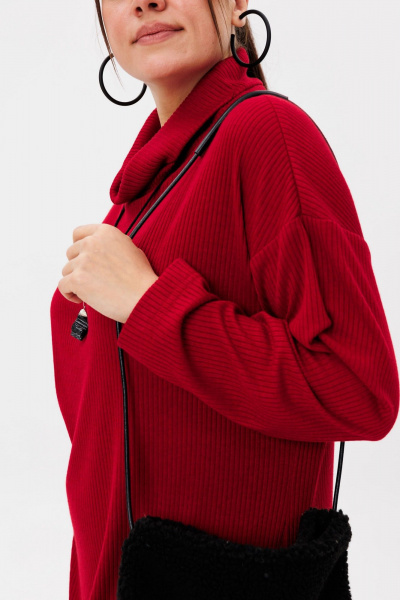 Платье Anelli 1740 красный_бархат - фото 7