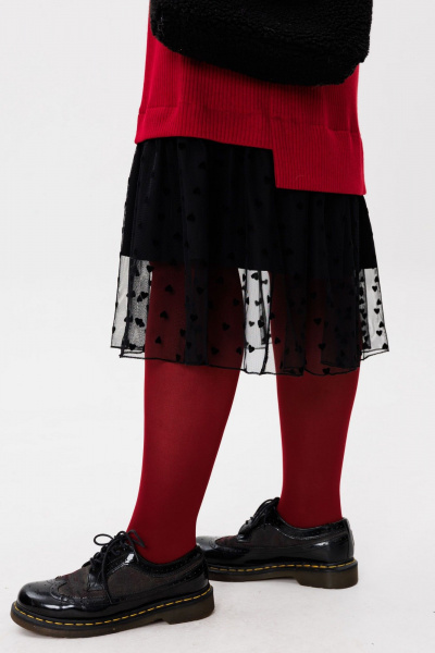 Платье Anelli 1740 красный_бархат - фото 5