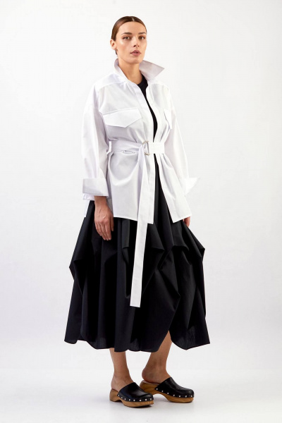 Блуза Rivoli 2455.1 белый - фото 7