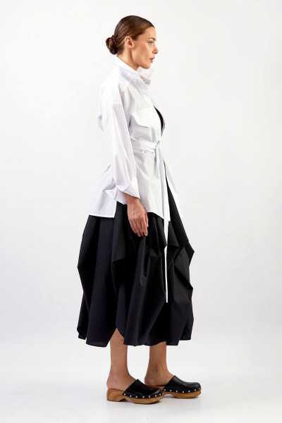 Блуза Rivoli 2455.1 белый - фото 6