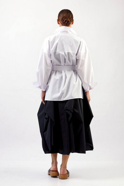 Блуза Rivoli 2455.1 белый - фото 4