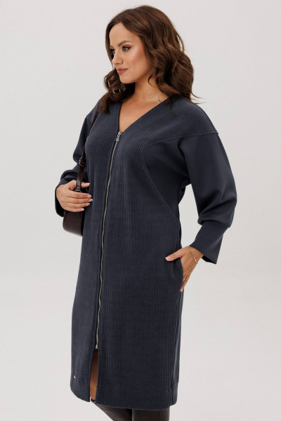 Платье INVITE 4105 графит - фото 8