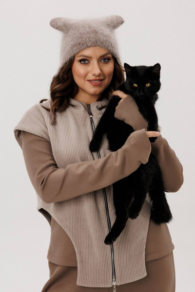 Брюки, джемпер, жилет INVITE 6126 капучино - фото 10