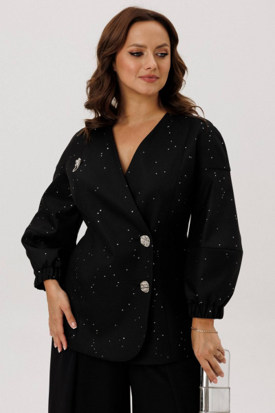 Брюки, жакет INVITE 6121 графит - фото 7