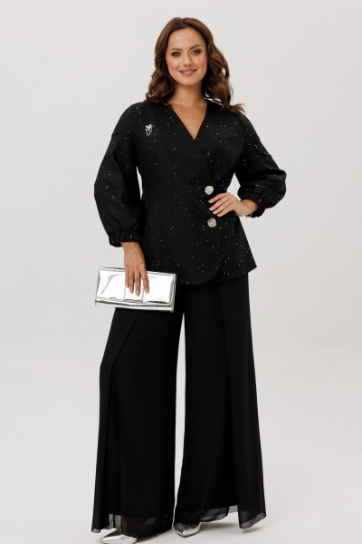 Брюки, жакет INVITE 6121 графит - фото 4