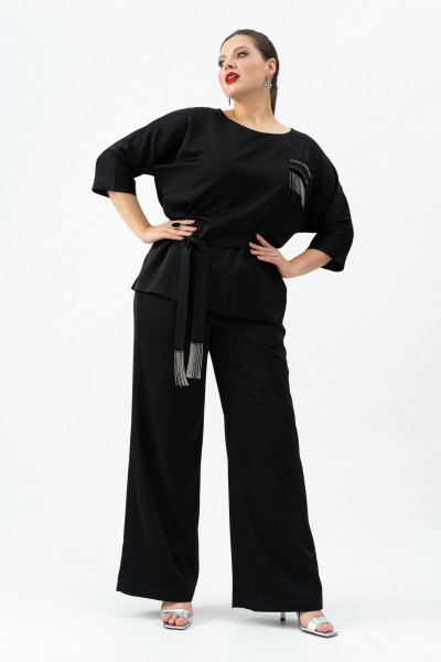 Брюки, туника Andina 967 черный - фото 9