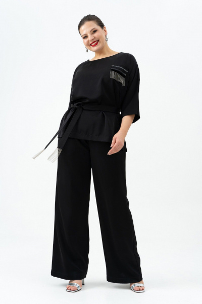 Брюки, туника Andina 967 черный - фото 8