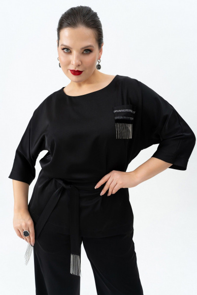 Брюки, туника Andina 967 черный - фото 6