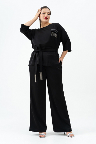 Брюки, туника Andina 967 черный - фото 4