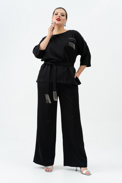 Брюки, туника Andina 967 черный - фото 1