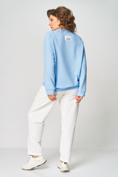 Джемпер Rumoda 2270 голубой - фото 10