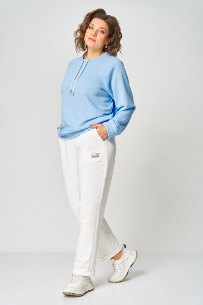 Джемпер Rumoda 2270 голубой - фото 6